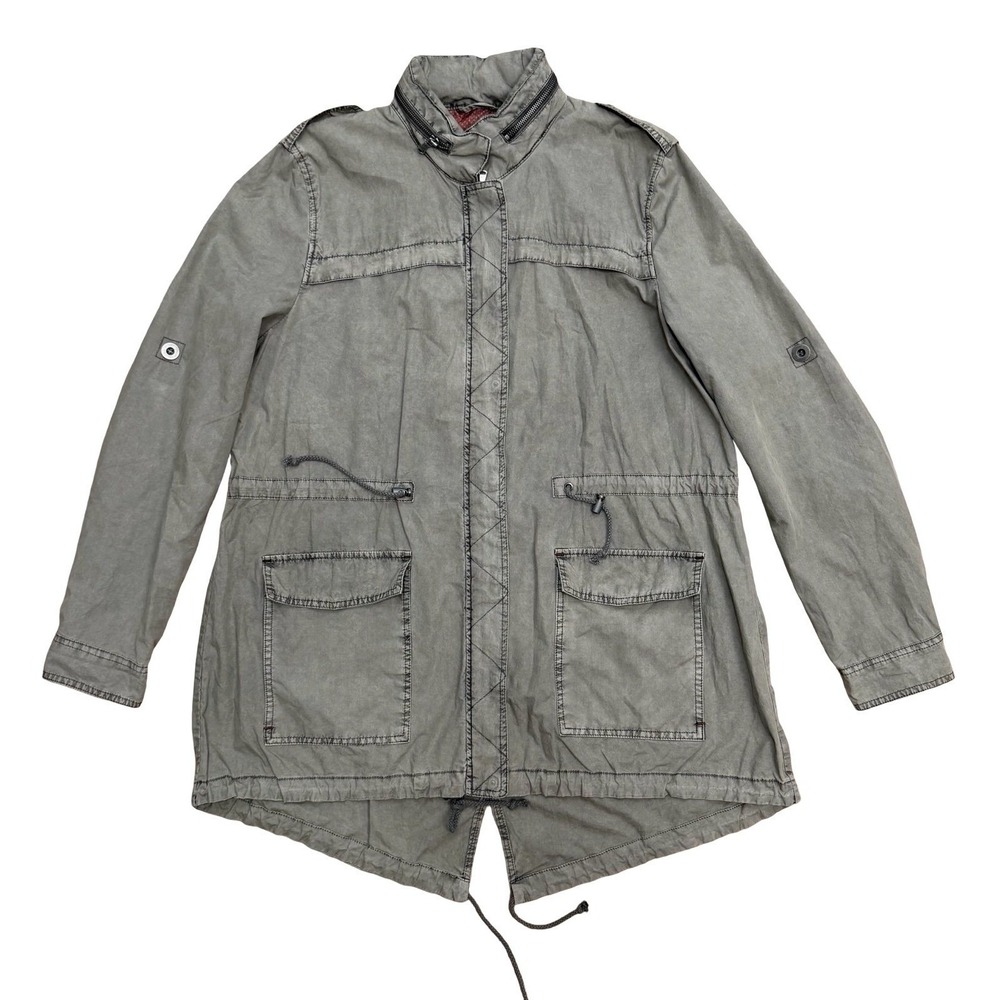 Levi's Utility Jacket Olive Green Cotton Military Style XL